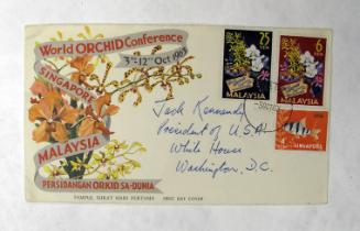 First Day Cover: World Orchid Conference