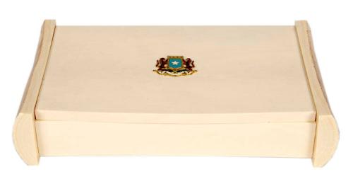 Desk Set: Box with Crest of Somali