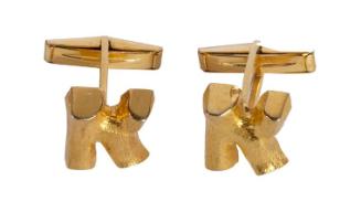 "K" Cuff Links