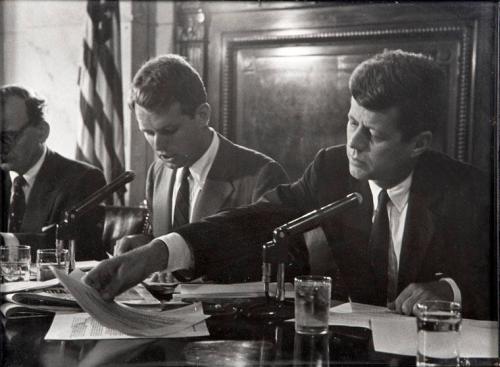 Photograph of John F. and Robert F. Kennedy