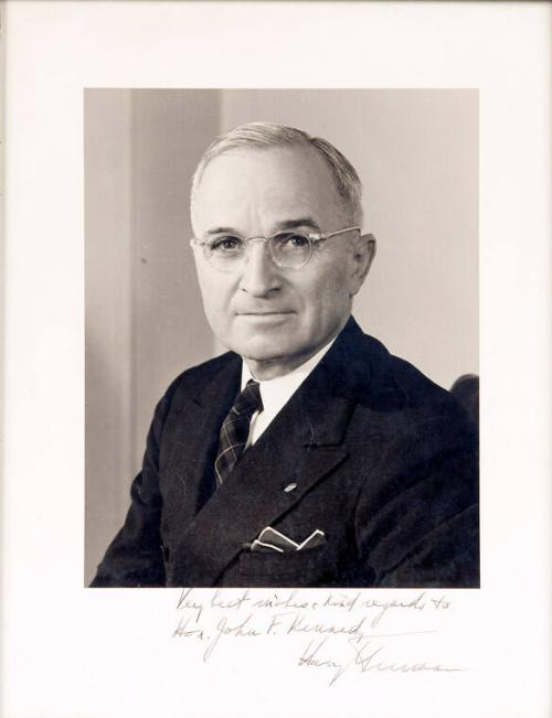 Photograph of President Harry S. Truman