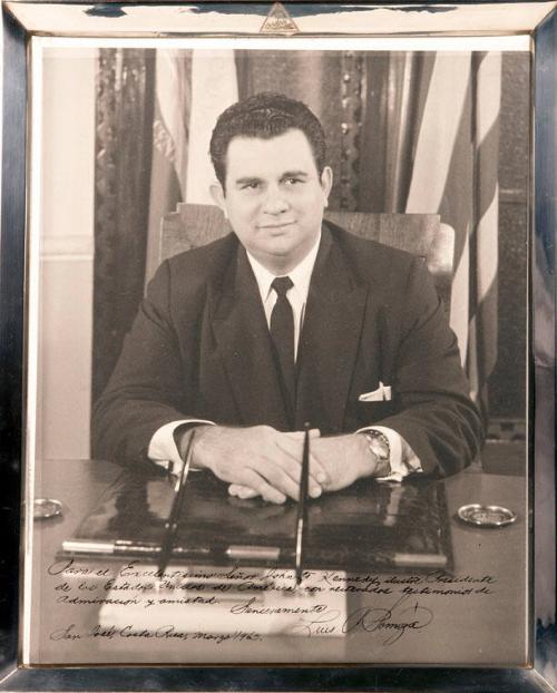 Photograph of President of Nicaragua Luis A. Somoza