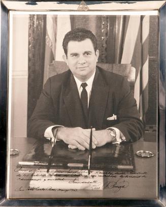 Photograph of President of Nicaragua Luis A. Somoza Debayle