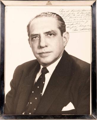 Photograph of President-elect of Nicaragua Rene Schick