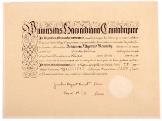 Harvard University B.S. Diploma