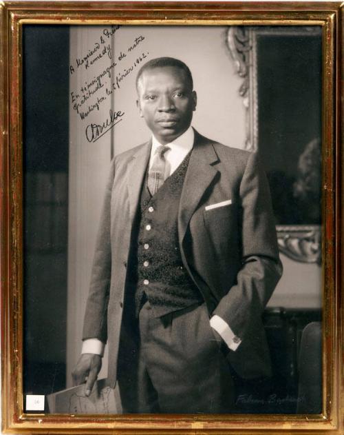 Photograph of Prime Minister Cyrille Adoula of the Republic of the Congo