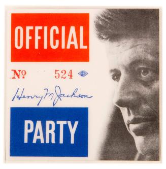 JFK Official Party Pin