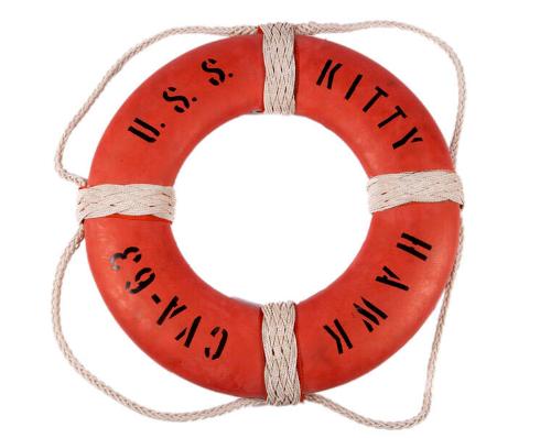 Life Preserver from U.S.S. Kitty Hawk