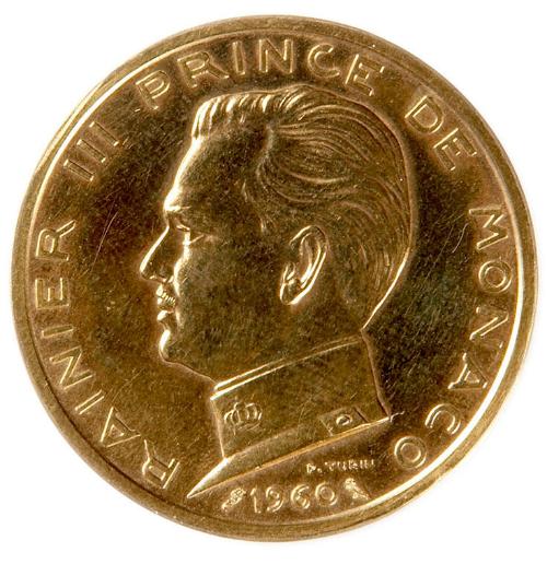 5 Franc Prince Rainier III Coin