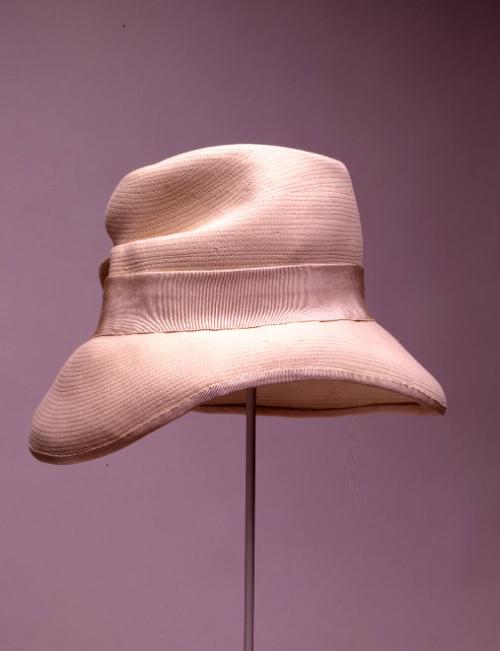 Beige Cloche Hat