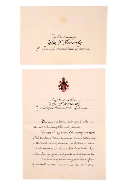 Letter to President John F. Kennedy – All Artifacts – The John F ...