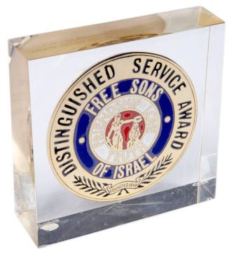 Distinguished Service Award Paperweight