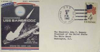 4-cent U.S.S Bainbridge First Day Cover