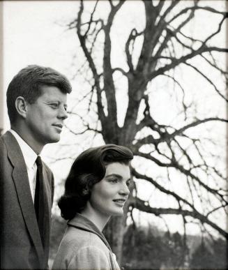 Photograph of Senator John F. Kennedy and Jacqueline Kennedy