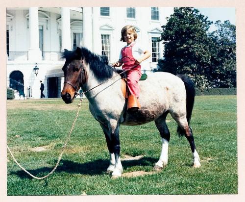 Photograph of Caroline Mounted on Macaroni