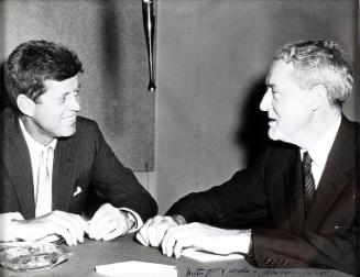 Photograph of Senator John F. Kennedy and Senator John Sherman Cooper