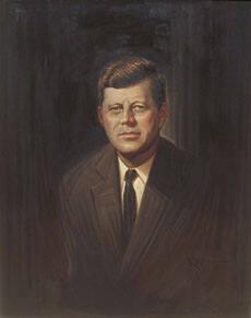 Portrait of President John F. Kennedy