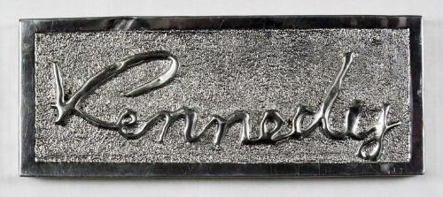 "Kennedy" Plate