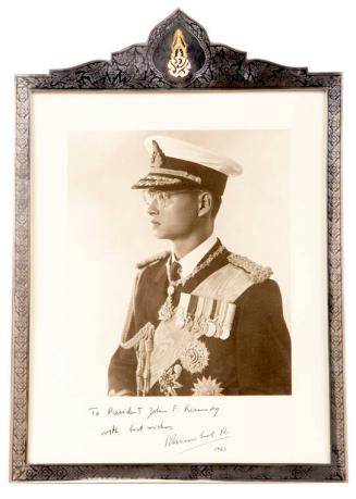 Portrait of H.M. King Bhumibol Adulyadej of Thailand