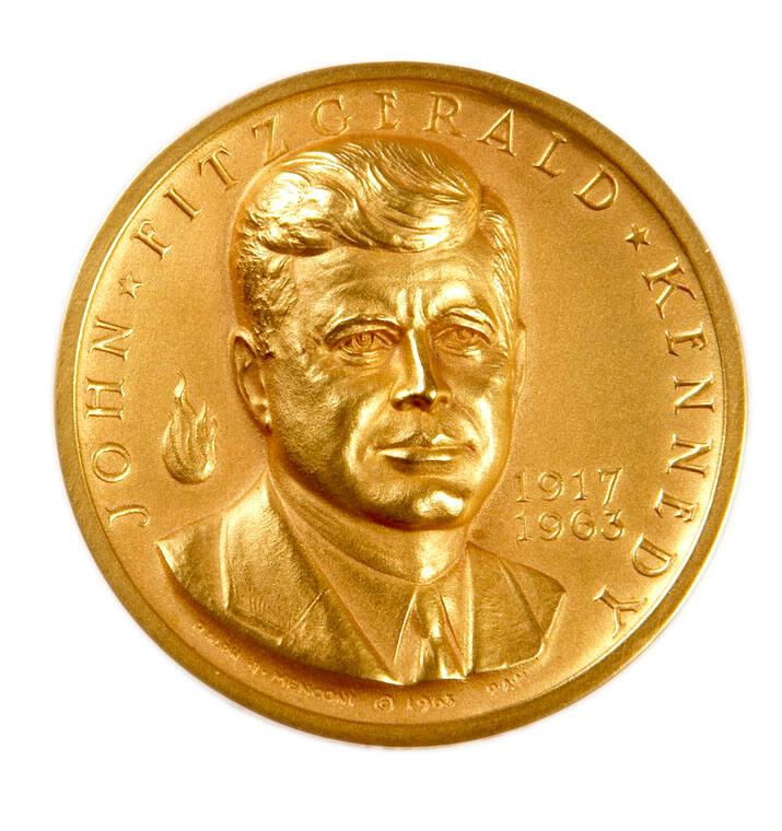 John F Kennedy Memorial Medal All Artifacts The John F Kennedy Presidential Library And Museum 