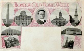Commemorative Postcard for Boston Old Home Week