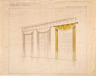 Rendering of Window Treatment for the White House Cabinet Room