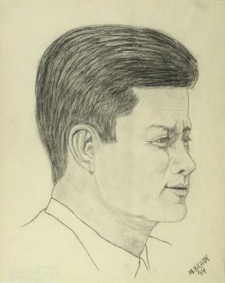 Sketch of John F. Kennedy