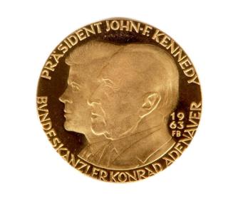 John F. Kennedy and Konrad Adenauer Medal