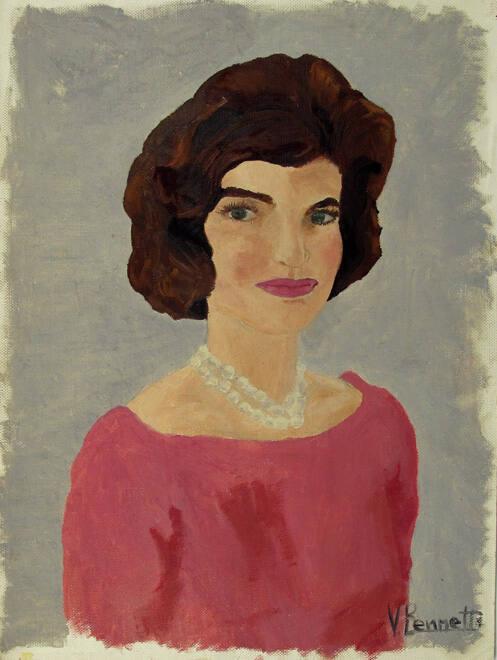 Portrait Of Jacqueline Kennedy All Artifacts The John F Kennedy