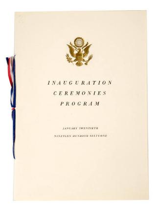 Inauguration Ceremonies Program