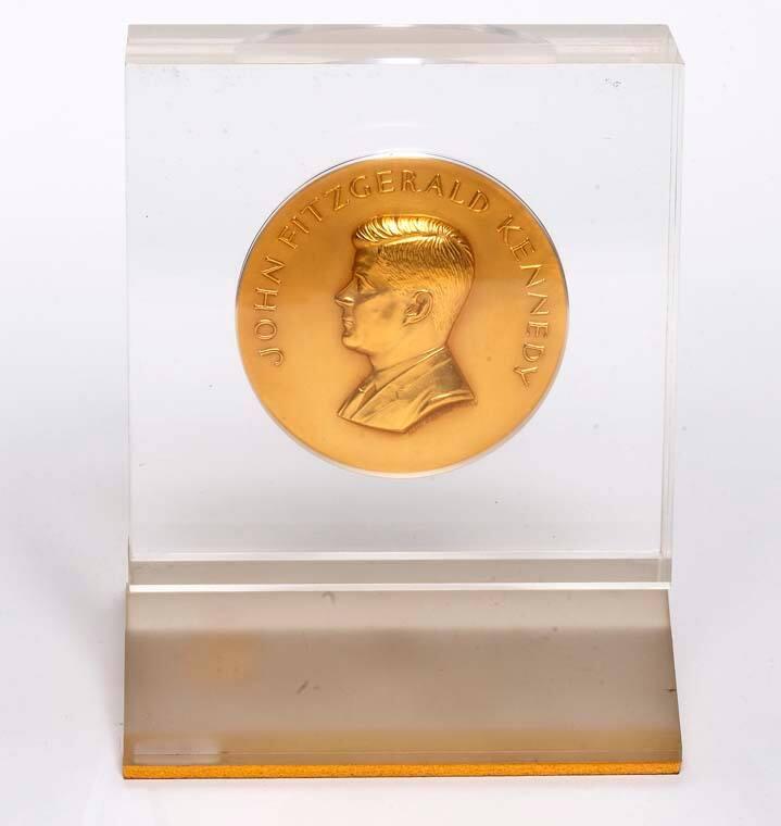 John Fitzgerald Kennedy Official Inaugural Medal All Artifacts The John F Kennedy
