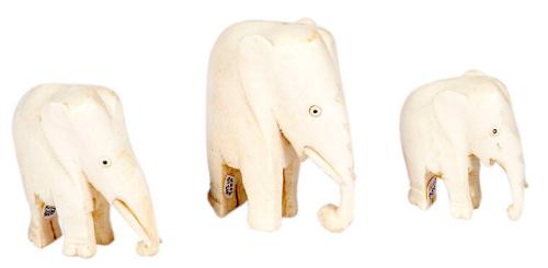 Three Miniature Elephants