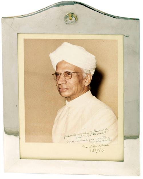 Photograph of President of India Dr. Sarvepalli Radhakrishnan