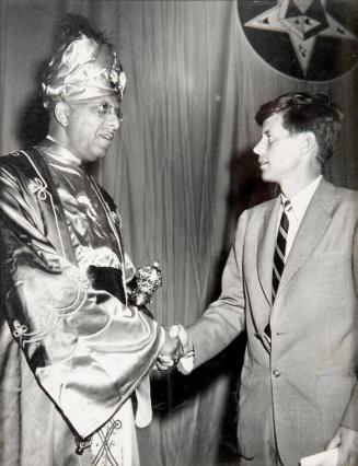 Photograph of Congressman Kennedy at a Shriner's Convention