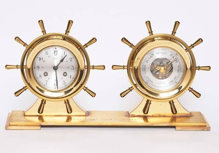Ship's Clock and Barometer All Artifacts The John F. Kennedy