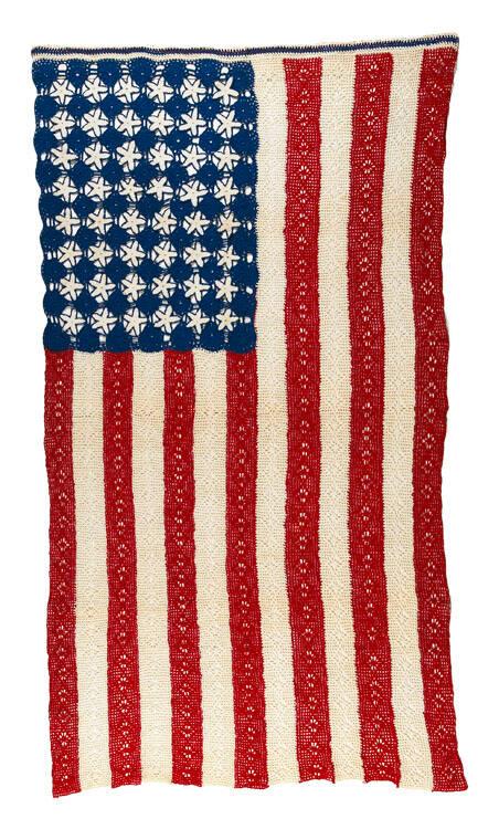 Crocheted American Flag