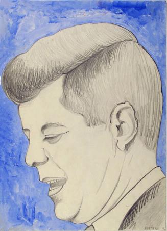 Sketch of John F. Kennedy