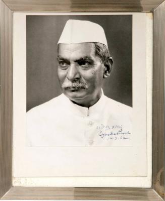 Photograph of President of India Rajendra Prasad