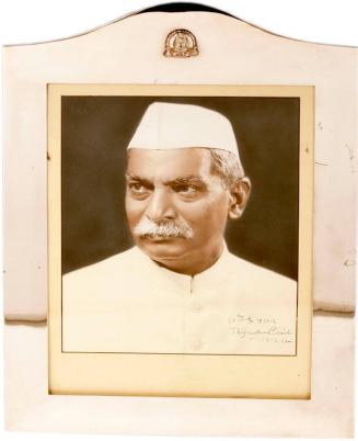 Photograph of President of India Rajendra Prasad