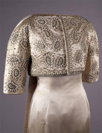 Embroidered Bolero Evening Jacket