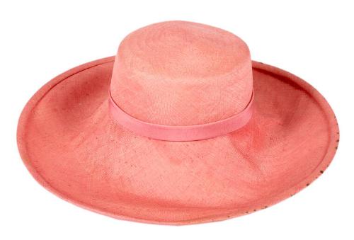 Pink Straw Hat