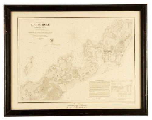 Marine Chart of Woods Hole