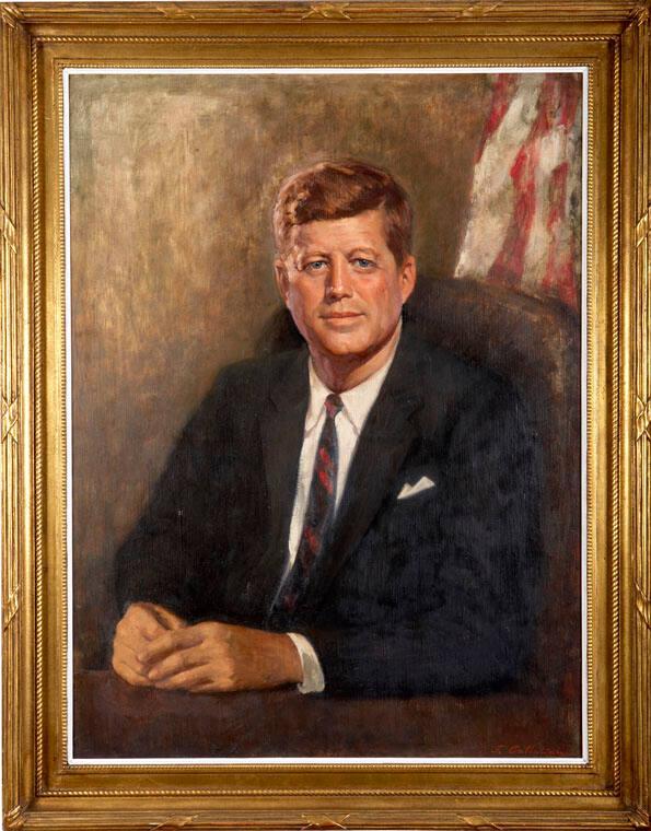 Portrait of John F. Kennedy – All Artifacts – The John F. Kennedy ...