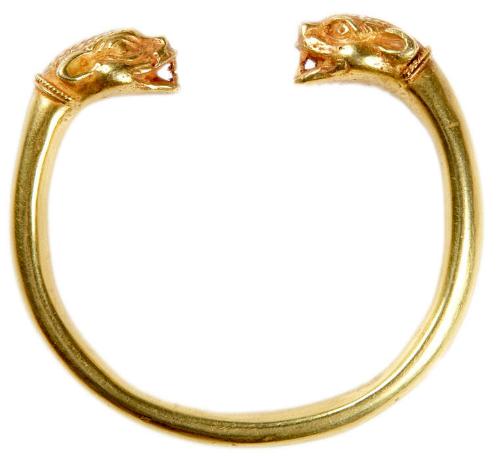 Bracelet with Feline Heads