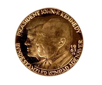 John F. Kennedy and Konrad Adenauer Medal