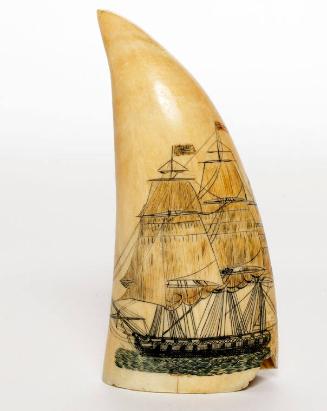 "Haul Line" Scrimshaw