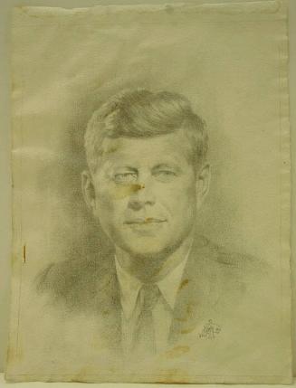 Sketch of John F. Kennedy