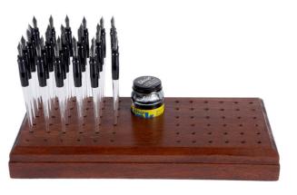 Pen and Ink Holder for Bill Signing Pens