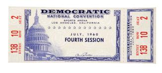 Democratic National Convention Ticket