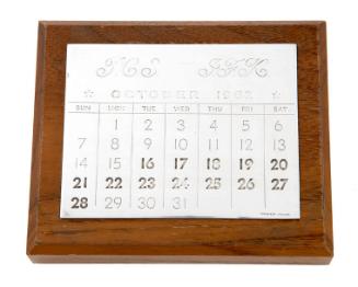 Cuban Missile Crisis Calendar Paperweight